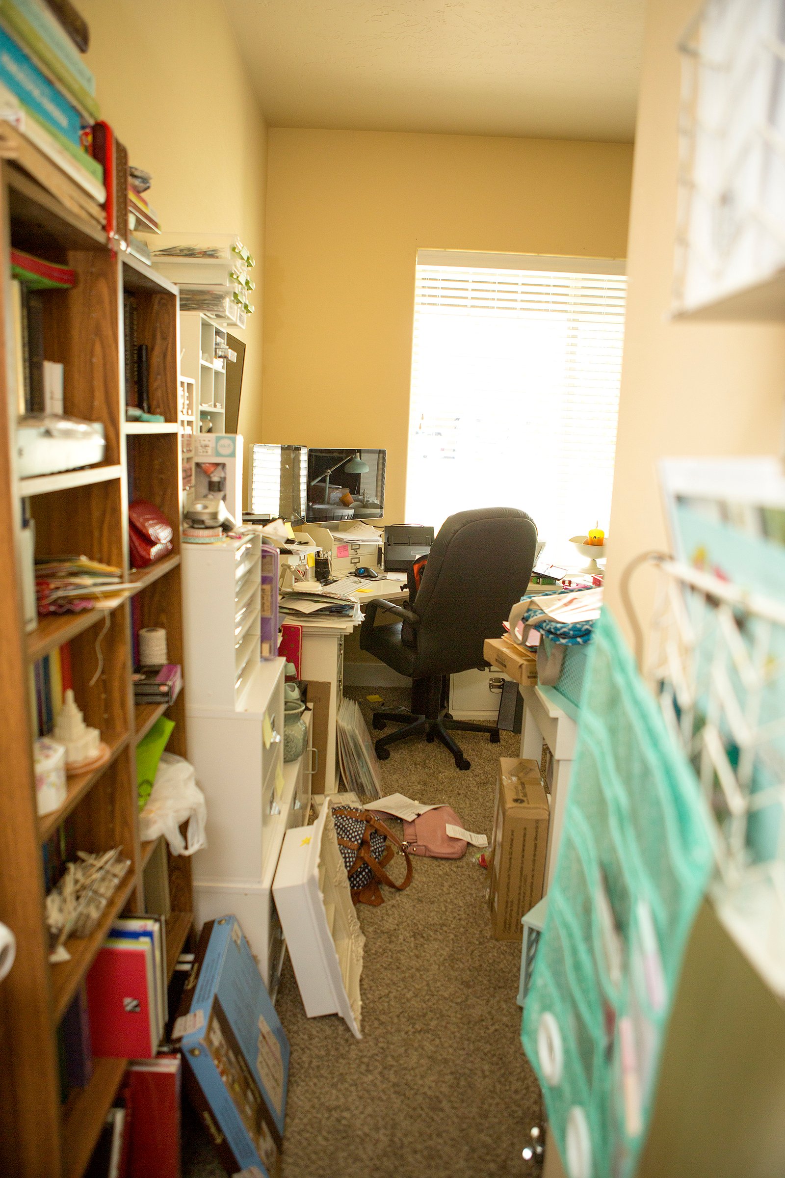 Clearing Away the Clutter 9 craft room