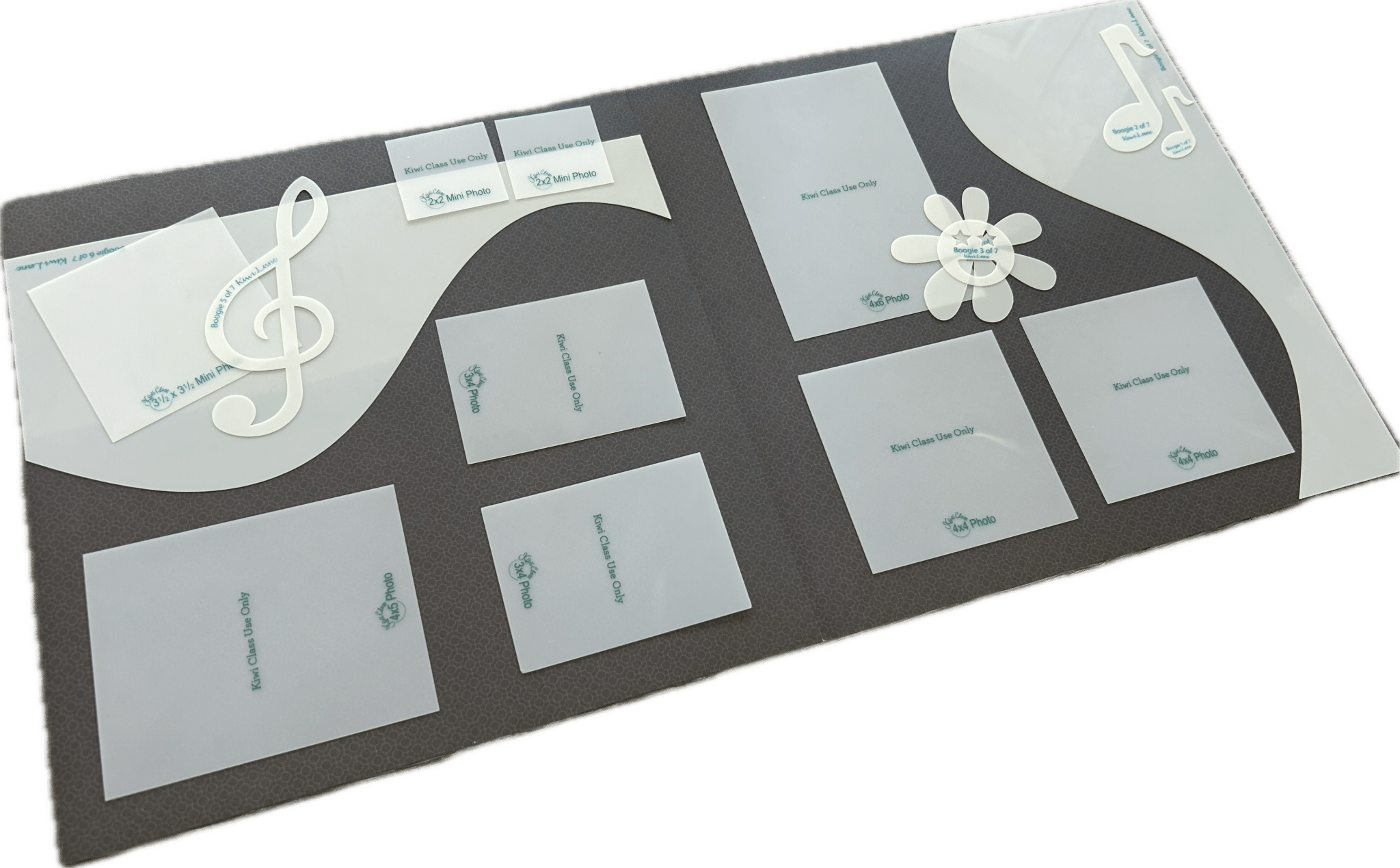 Boogie Template Set – Retro 70s Music-Inspired Design For Scrapbooking ...